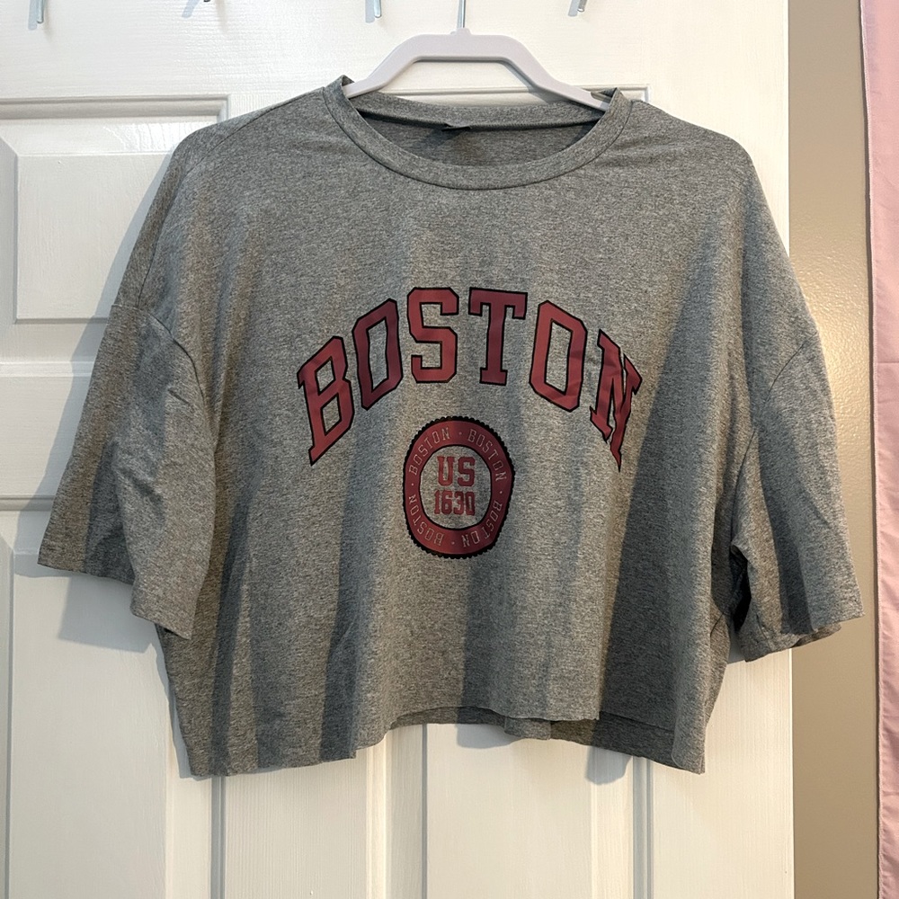 self cropped crop top from shein